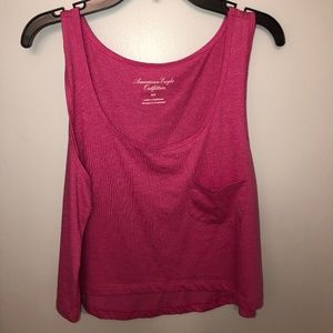 Pink crop top